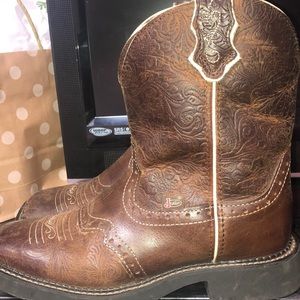 Justin Square Toed shoes